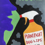 Dog Lips with Plant Fight